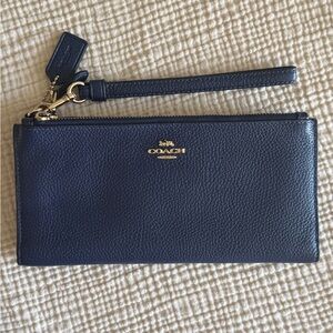 Coach Leather Wristlet